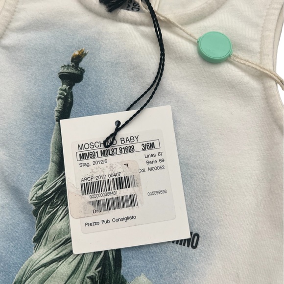 Moschino Baby Tank Swing Top with Ruffle Hem(NWT) - Picture 4 of 4